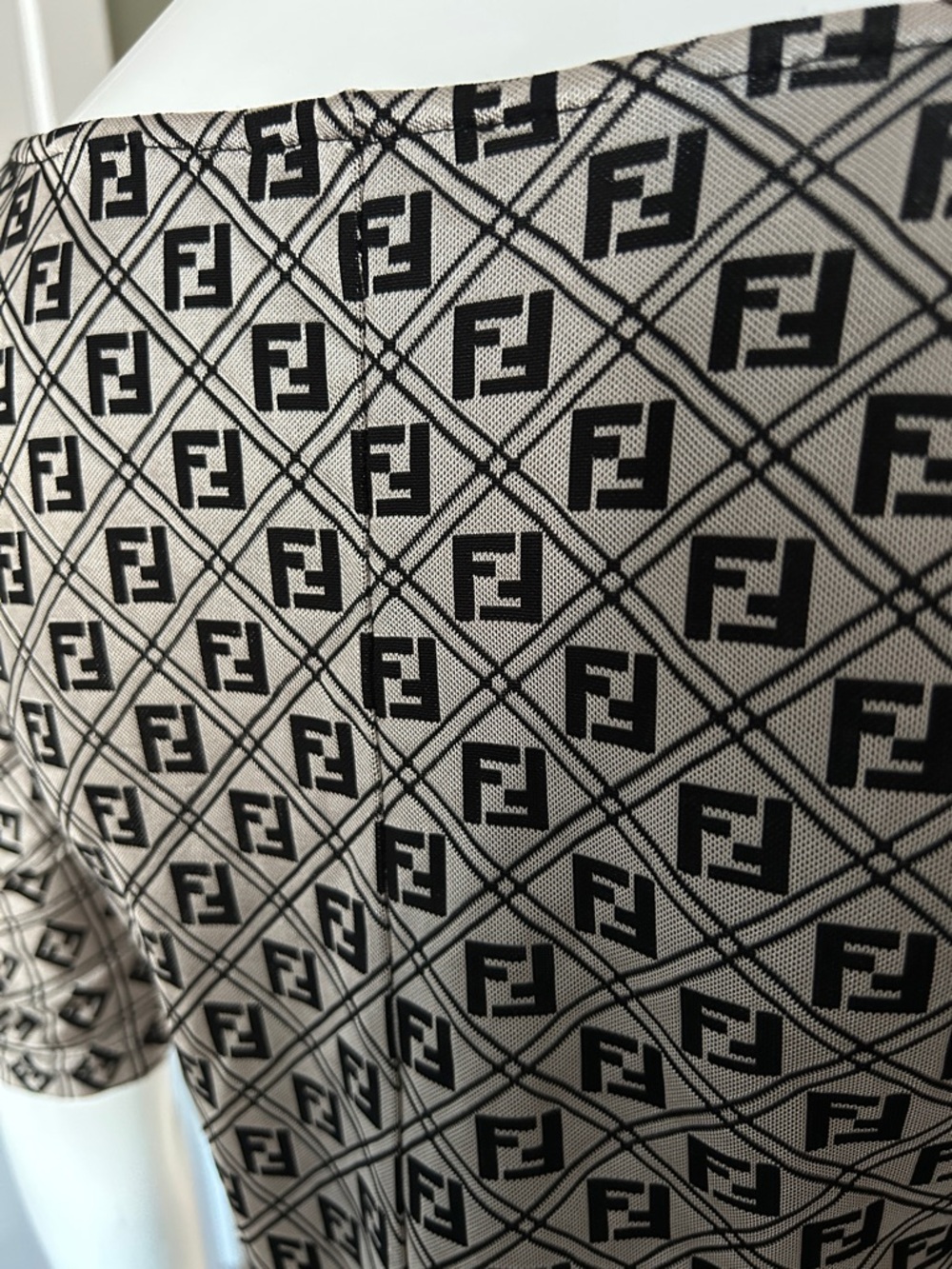 Bodycon Dress XS-S Ruched Stretch Logo Print - Picture 9 of 12